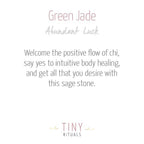 Green Jade Worry Stone