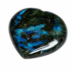 Labradorite Blue Flame Heart