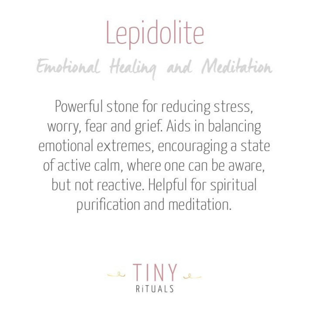Lepidolite Energy Bracelet