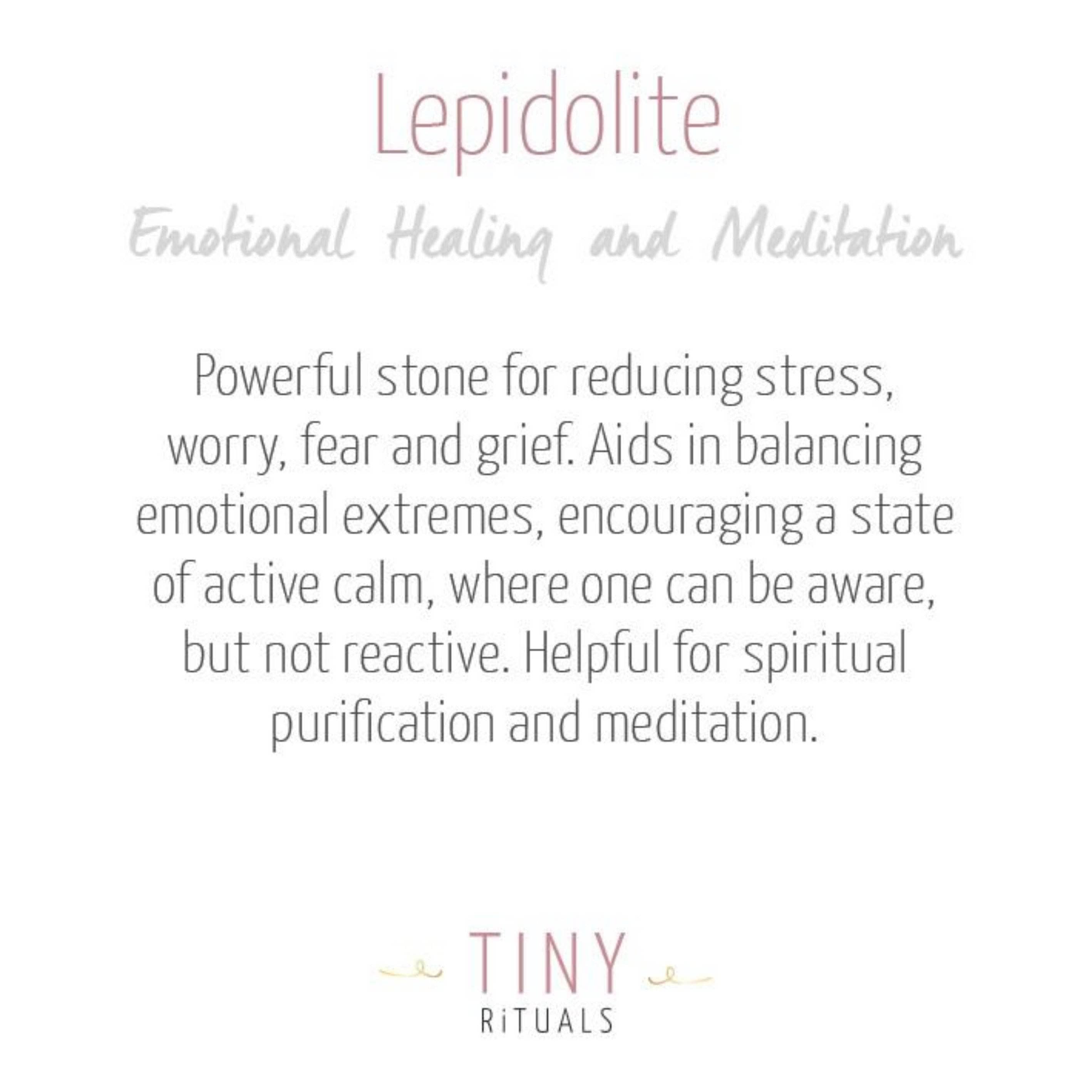 Lepidolite Energy Bracelet