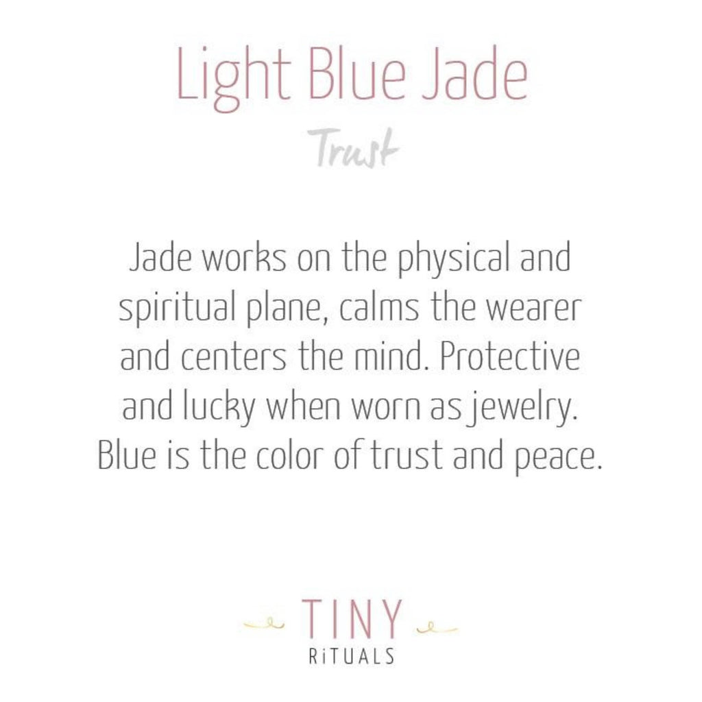 Light Blue Jade Energy Bracelet