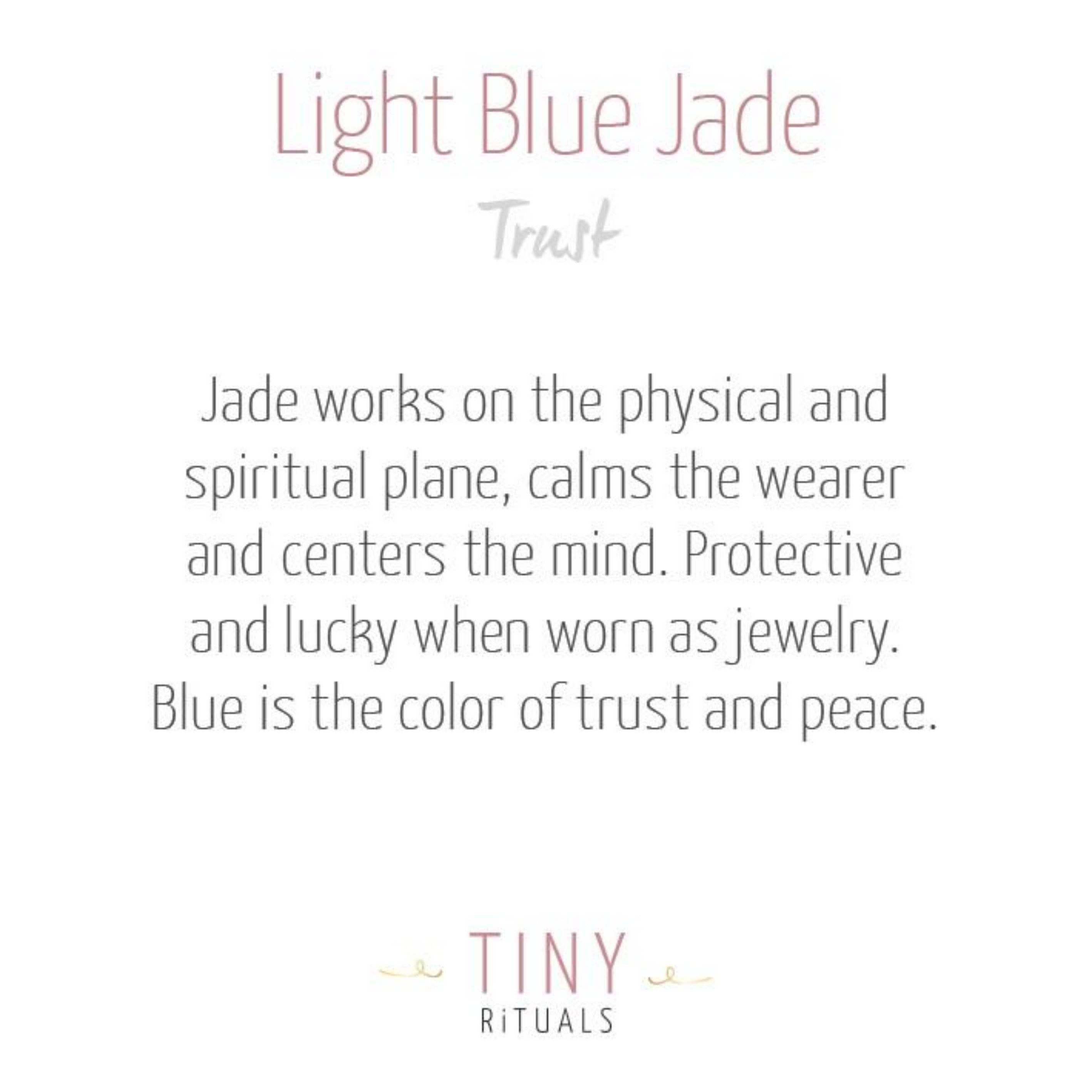 Light Blue Jade Energy Bracelet
