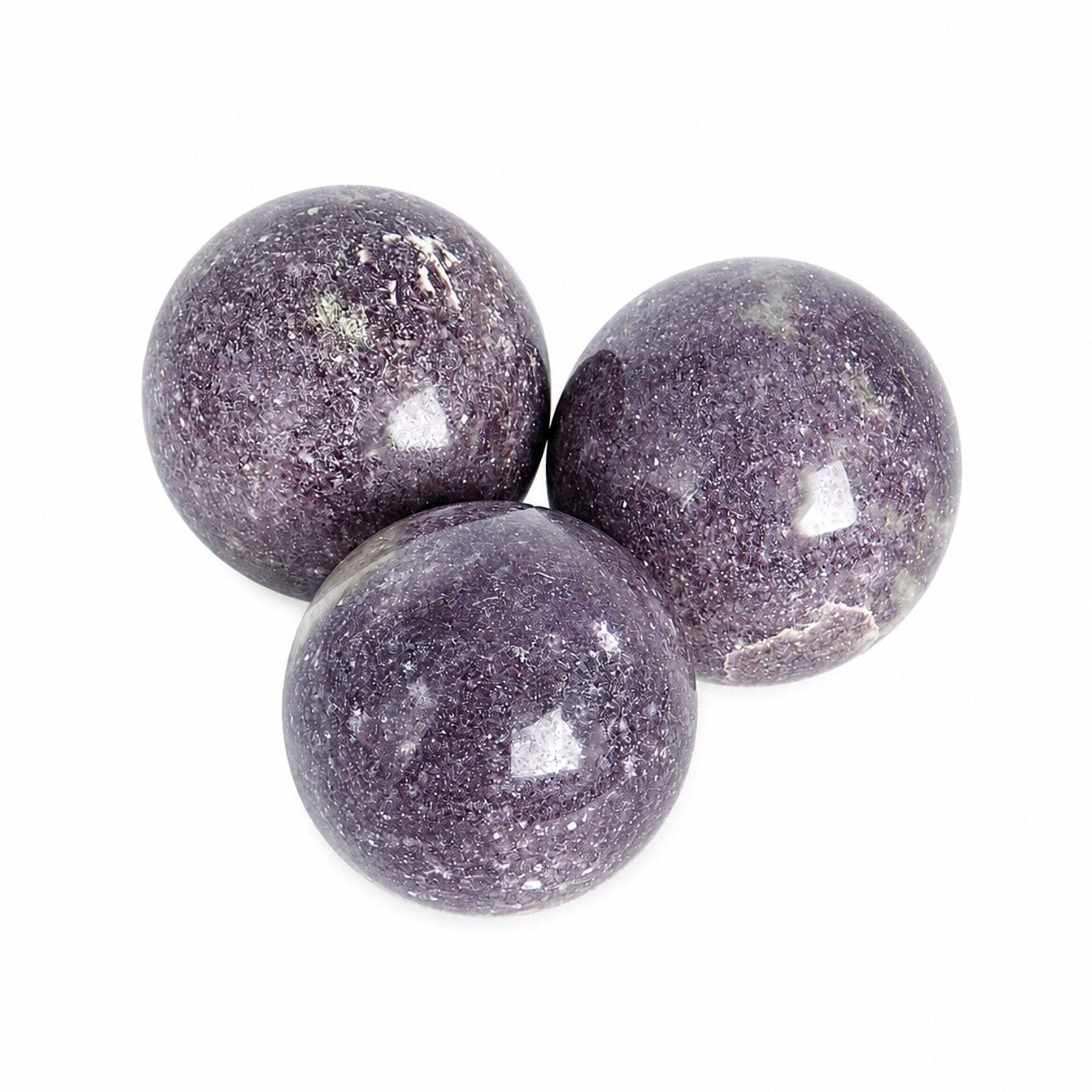 Lepidolite Sphere with Tripod - AAA Premium Quality