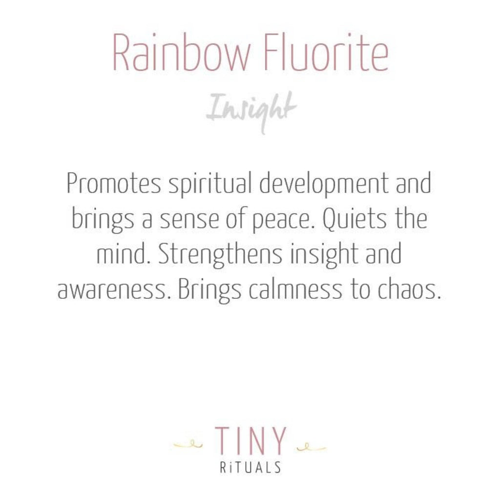 Rainbow Fluorite Energy Bracelet