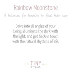 Rainbow Moonstone Silver or Gold Stud Earring