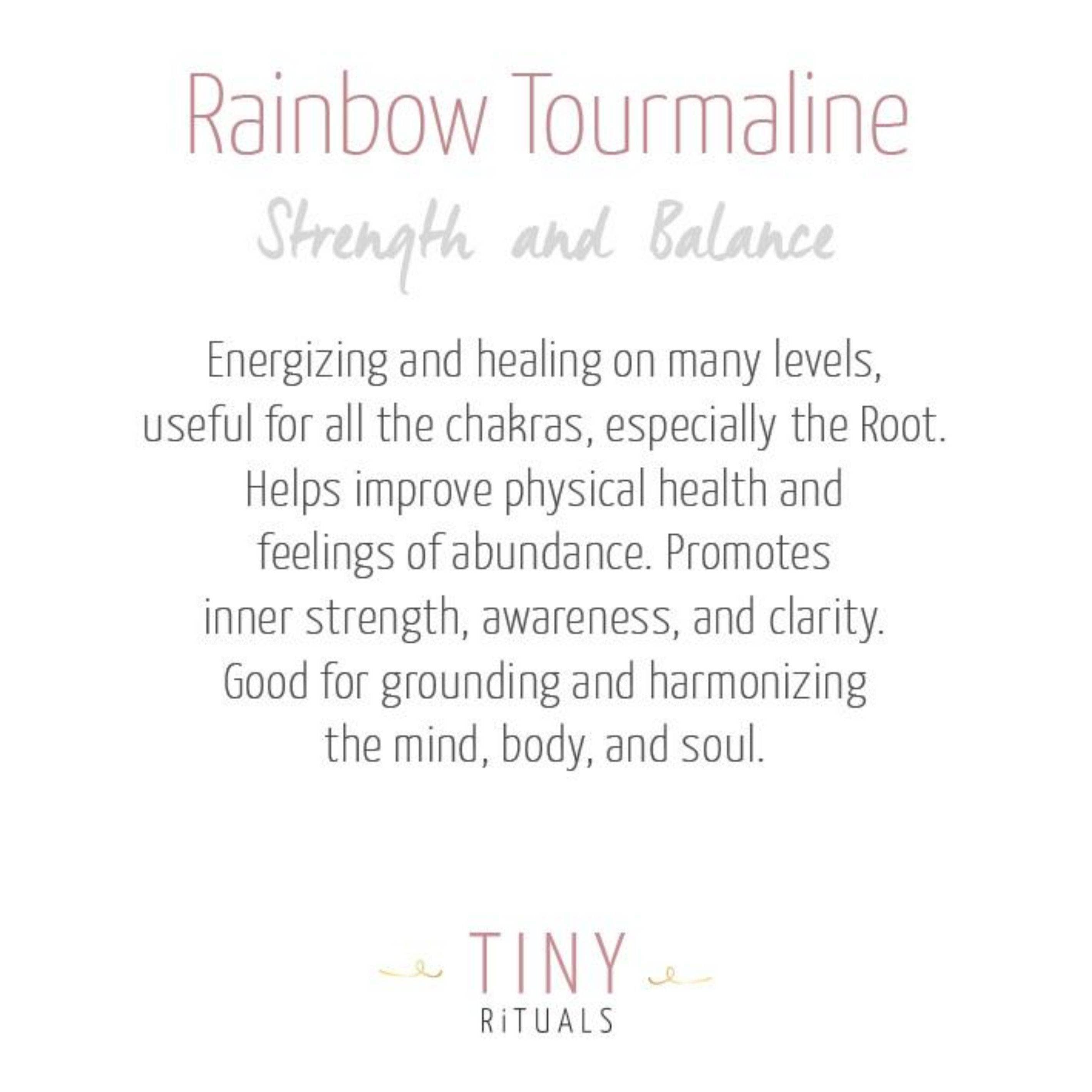 Rainbow Tourmaline Energy Bracelet