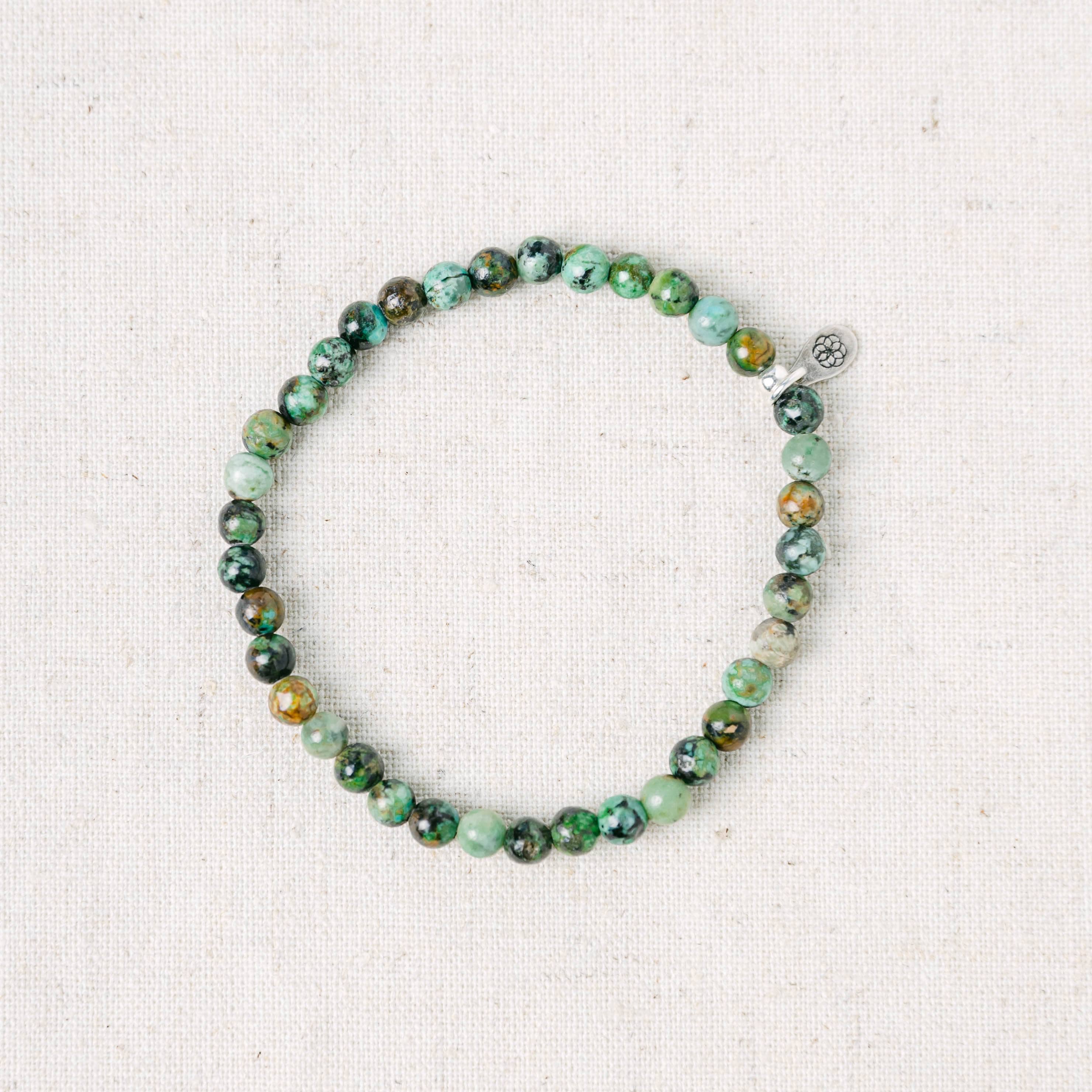 African Turquoise Jasper Energy Bracelet