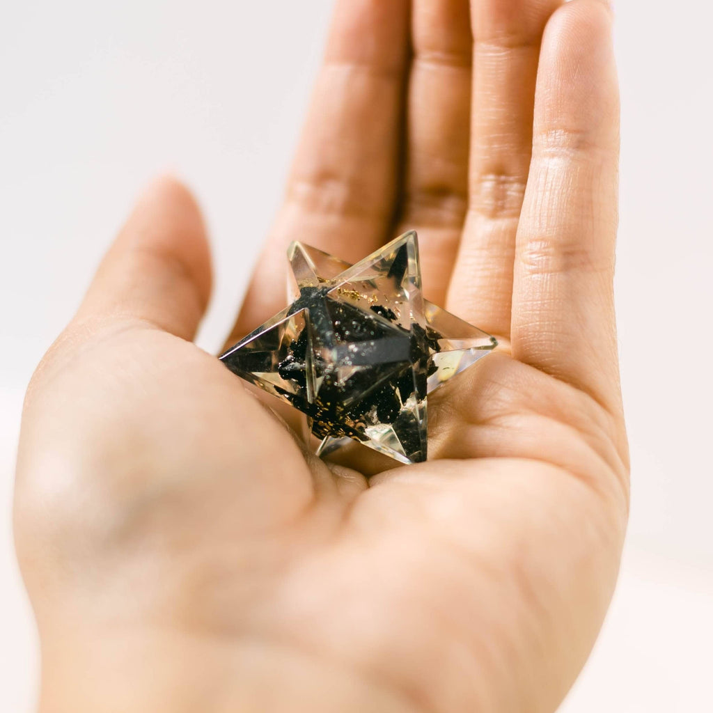 Tiny Gemstone Orgone Merkaba