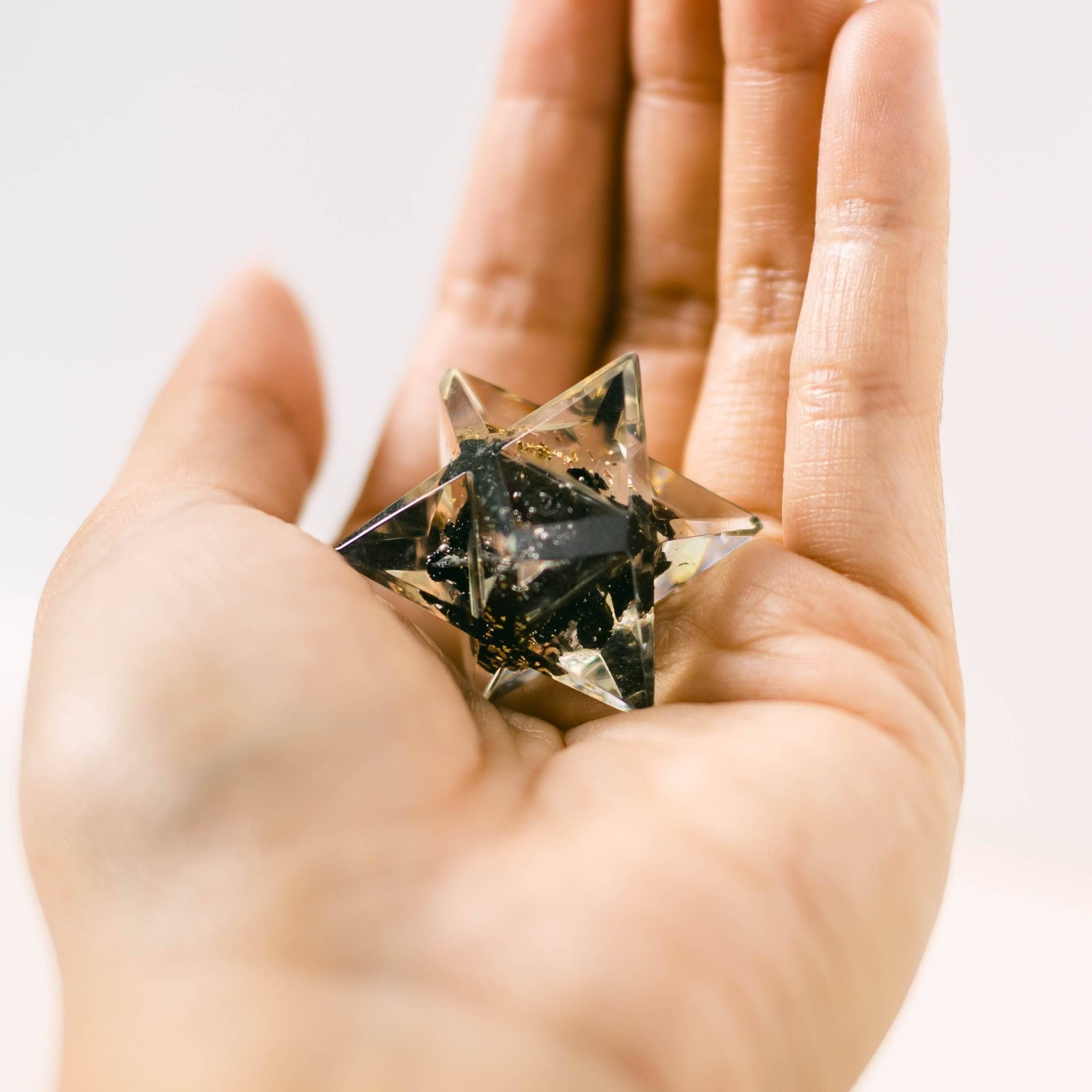 Tiny Gemstone Orgone Merkaba