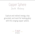 Copper Healing Sphere with Tripod