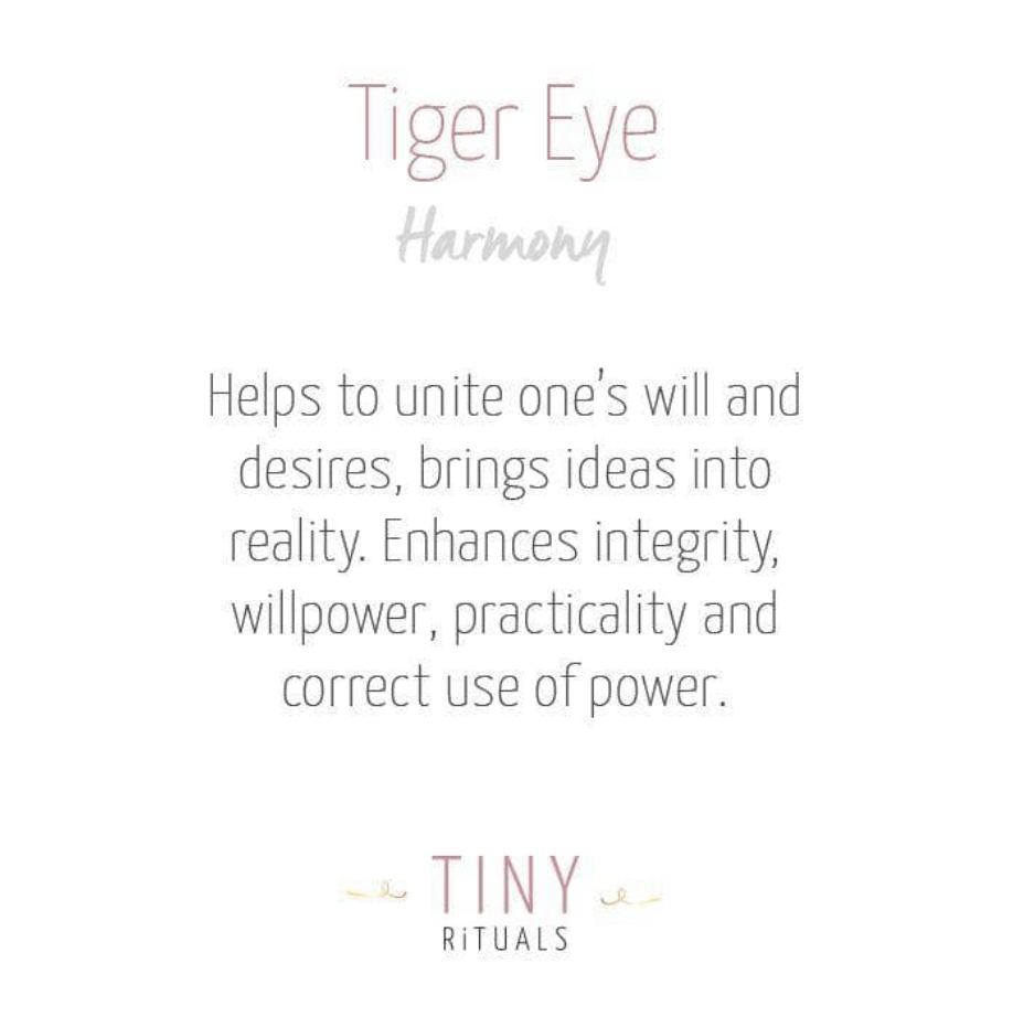 Tiger Eye Silver or Gold Stud Earrings