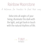 Rainbow Moonstone Energy Anklet