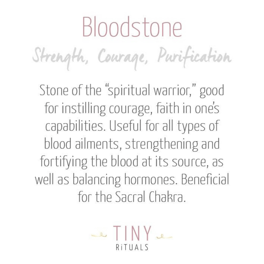 Bloodstone Sphere with Tripod