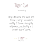 Tiger Eye Silver or Gold Ring