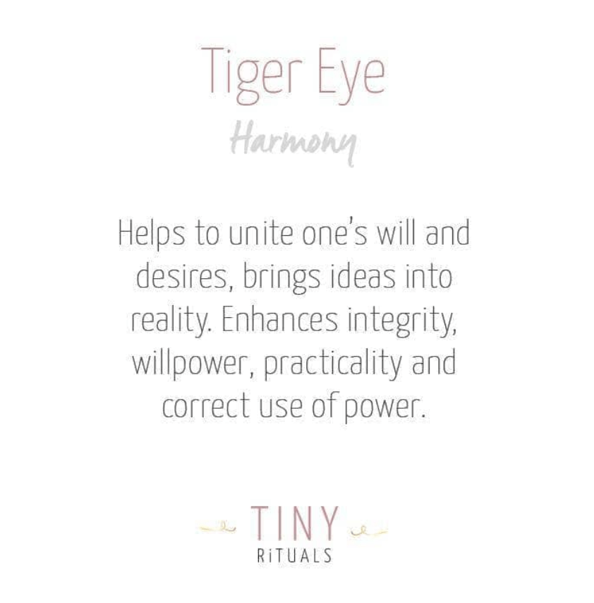 Tiger Eye Silver or Gold Ring