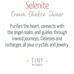 Selenite Moon Crystal Recharging Bowl