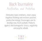 Black Tourmaline Flame Freeform Crystal