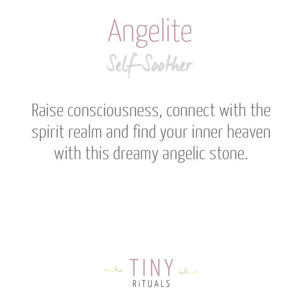 Angelite Worry Stone
