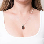 Smoky Quartz Raw Crystal Necklace
