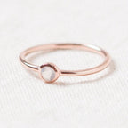 Rainbow Moonstone Silver, Gold or Rose Gold Ring