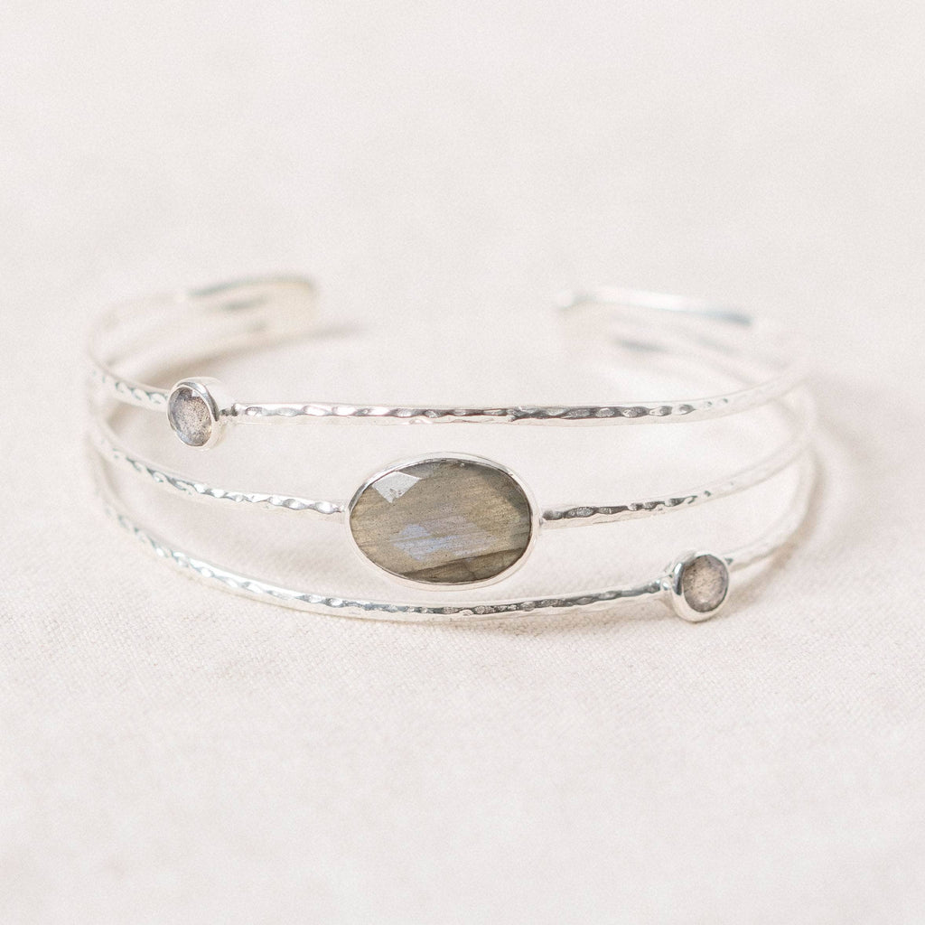 Labradorite Gold or Silver Bracelet