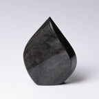 Silver Obsidian Freeform Flame Crystal