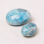 Blue Apatite Palm Stone - AAA Premium Quality