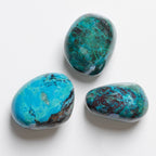Peruvian Chrysocolla Palm Stone