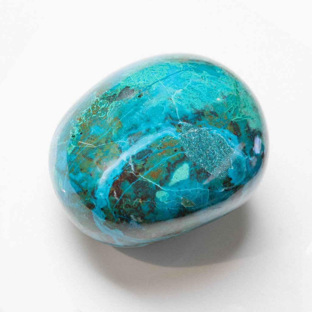 Peruvian Chrysocolla Palm Stone