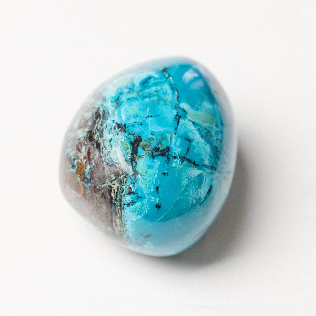Peruvian Chrysocolla Palm Stone