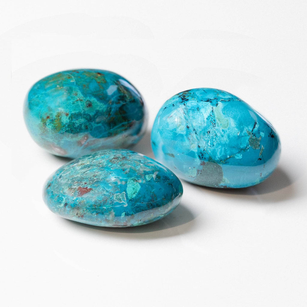 Peruvian Chrysocolla Palm Stone