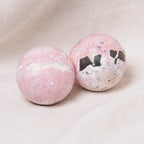 Peruvian Rhodonite Sphere with Tripod
