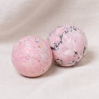Peruvian Rhodonite Sphere with Tripod