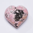 Peruvian Rhodonite Hearts - AAA Premium Quality