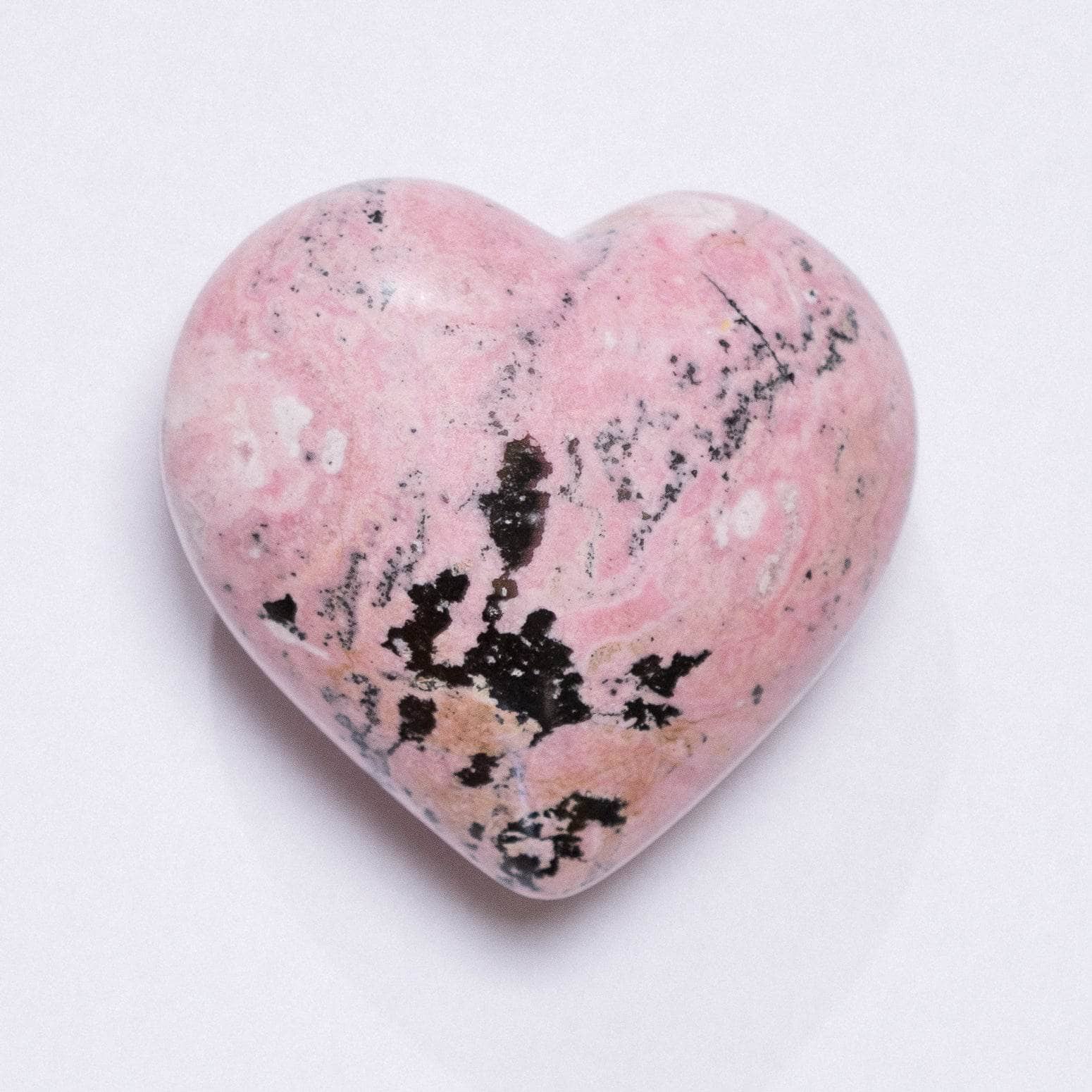 Peruvian Rhodonite Hearts - AAA Premium Quality