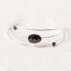 Black Tourmaline Gold or Silver Bracelet