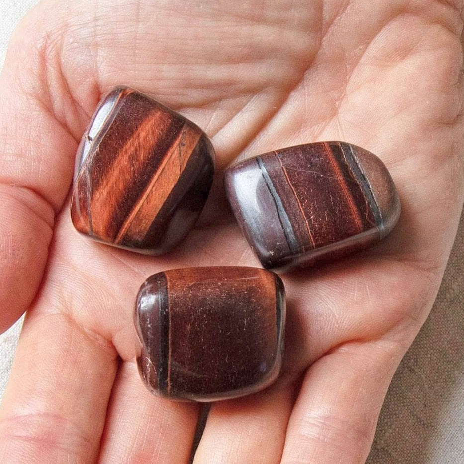 Red Tiger Eye Stone Gift Set