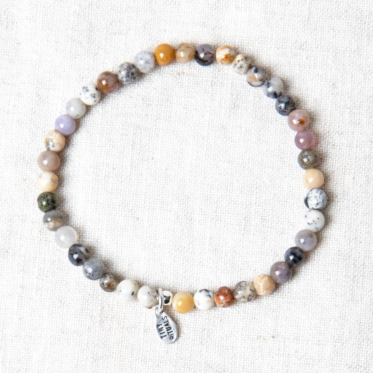 Yellow Dendritic Opal Energy Bracelet