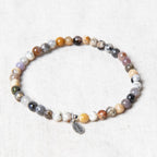 Yellow Dendritic Opal Energy Bracelet