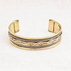 Tibetan Handcrafted Copper Braided Rope Healing Bracelet