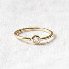 Herkimer Diamond Silver or Gold Ring