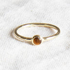 Tiger Eye Silver or Gold Ring