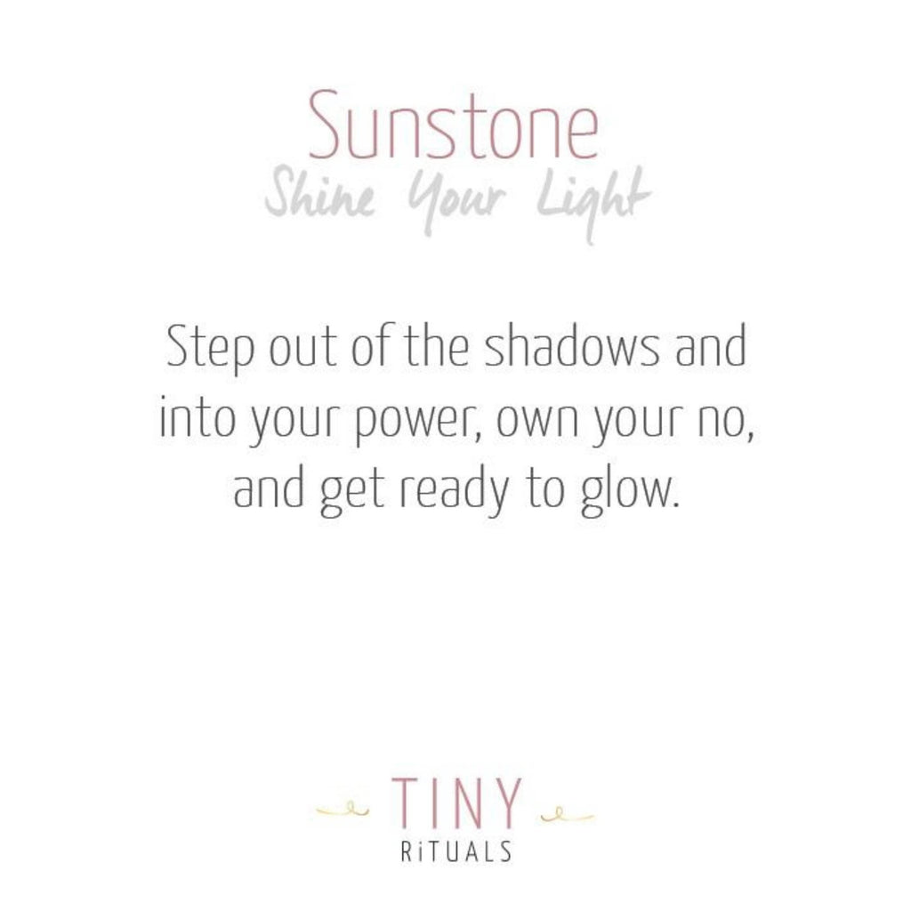 Sunstone Worry Stone