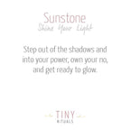 Sunstone Worry Stone