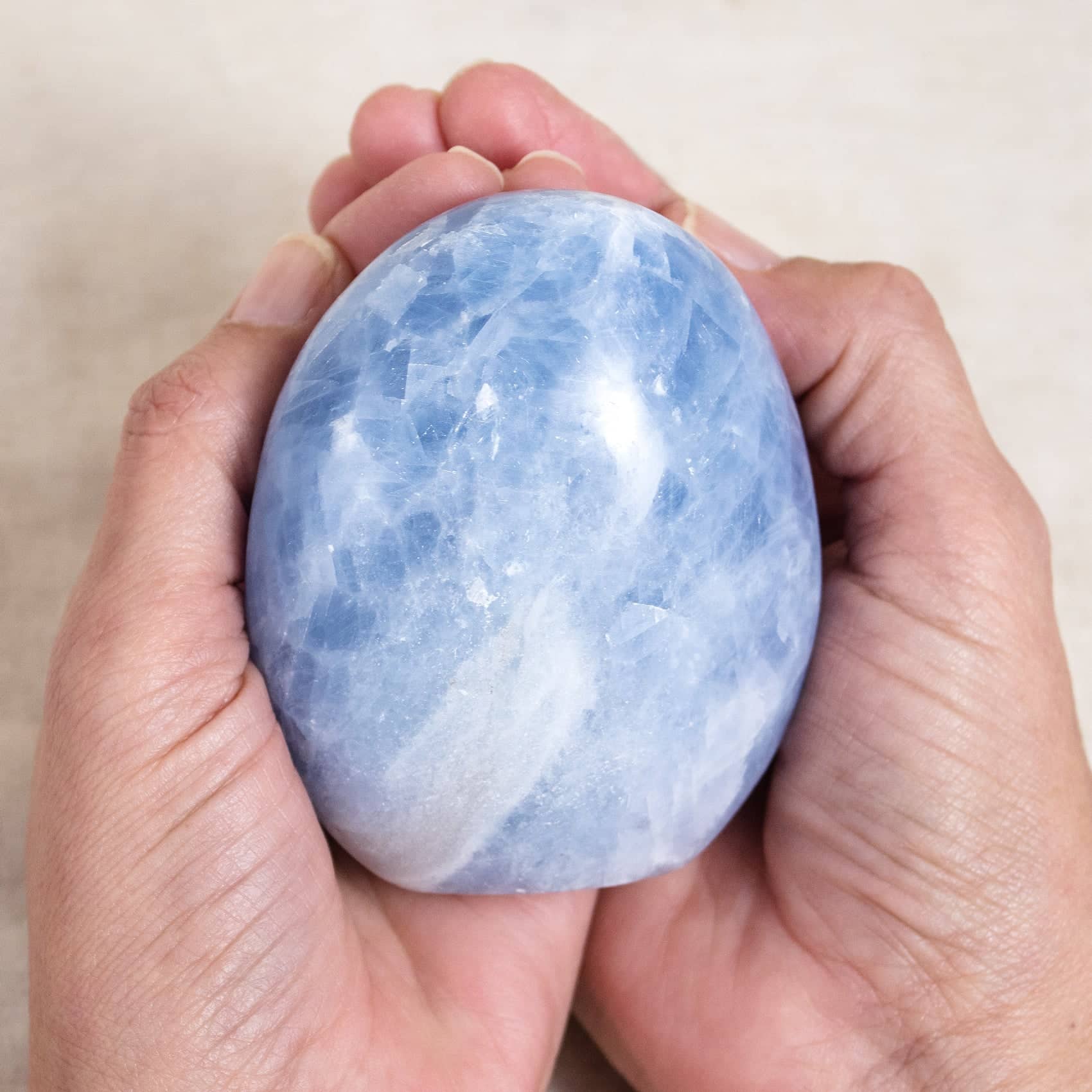 Blue Calcite Freeform Crystals - 1 of a Kind