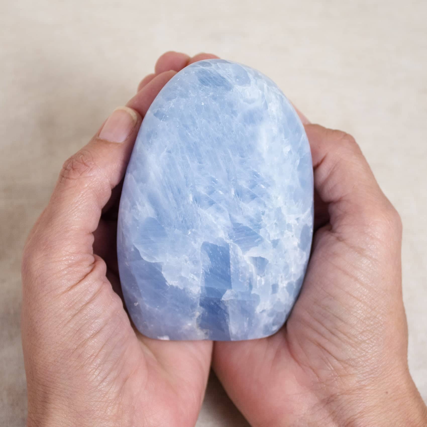 Blue Calcite Freeform Crystals - 1 of a Kind