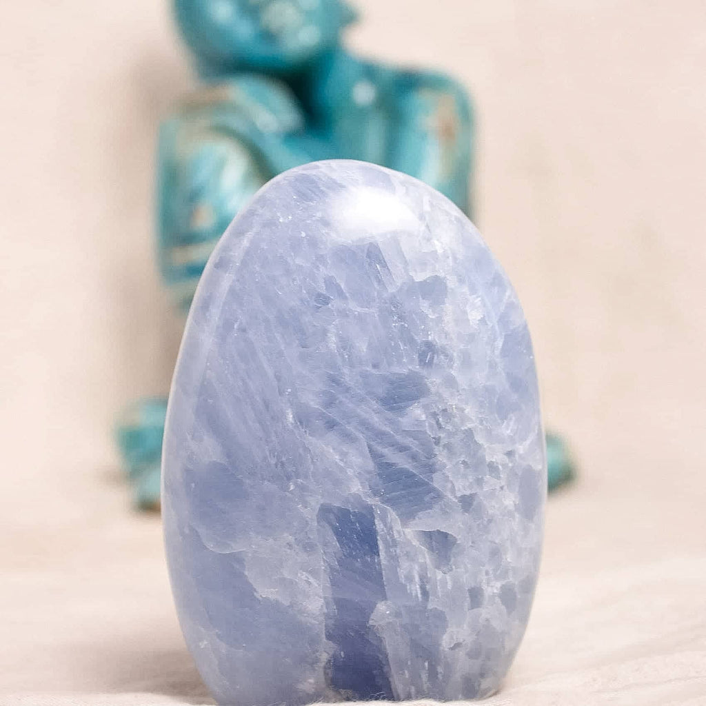 Blue Calcite Freeform Crystals - 1 of a Kind