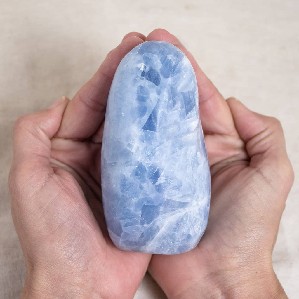 Blue Calcite Freeform Crystals - 1 of a Kind