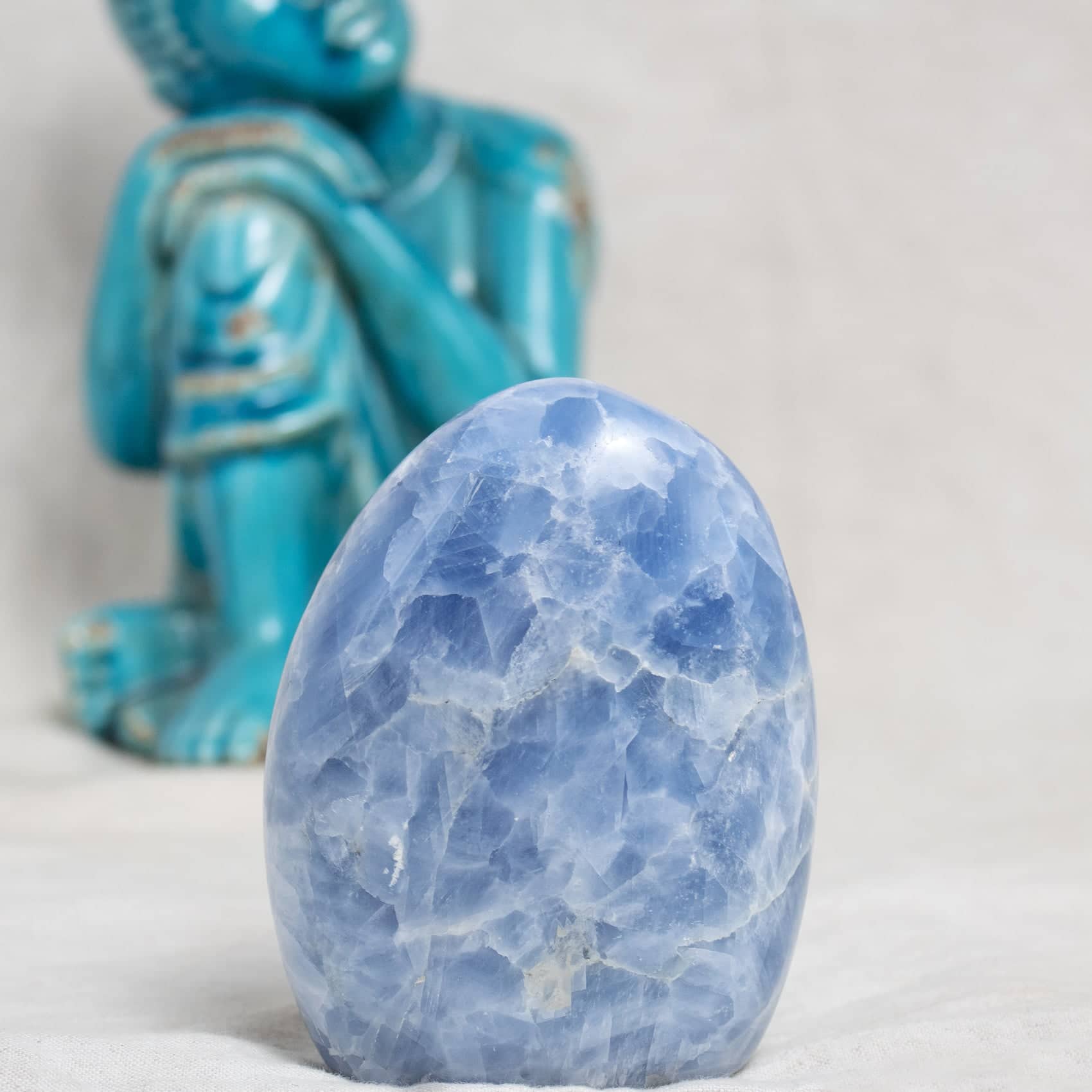 Blue Calcite Freeform Crystals - 1 of a Kind