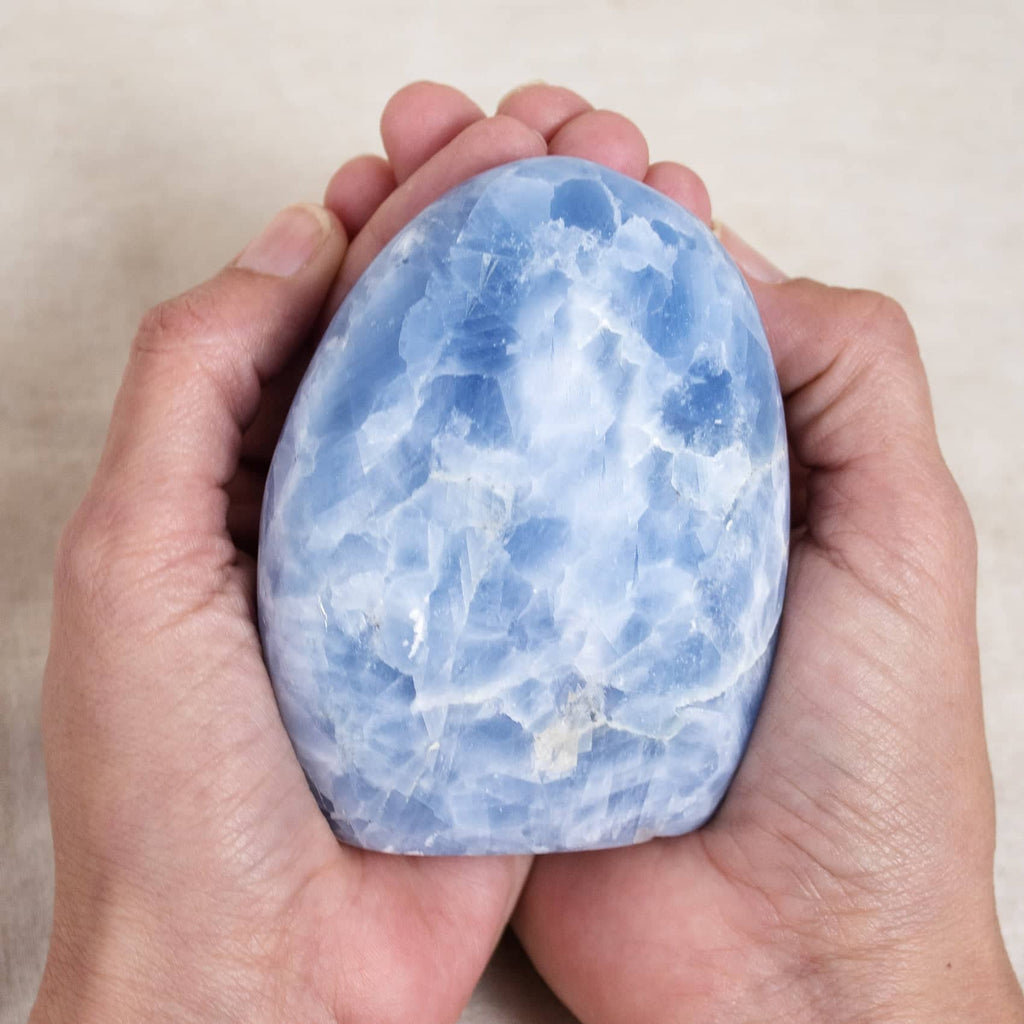 Blue Calcite Freeform Crystals - 1 of a Kind